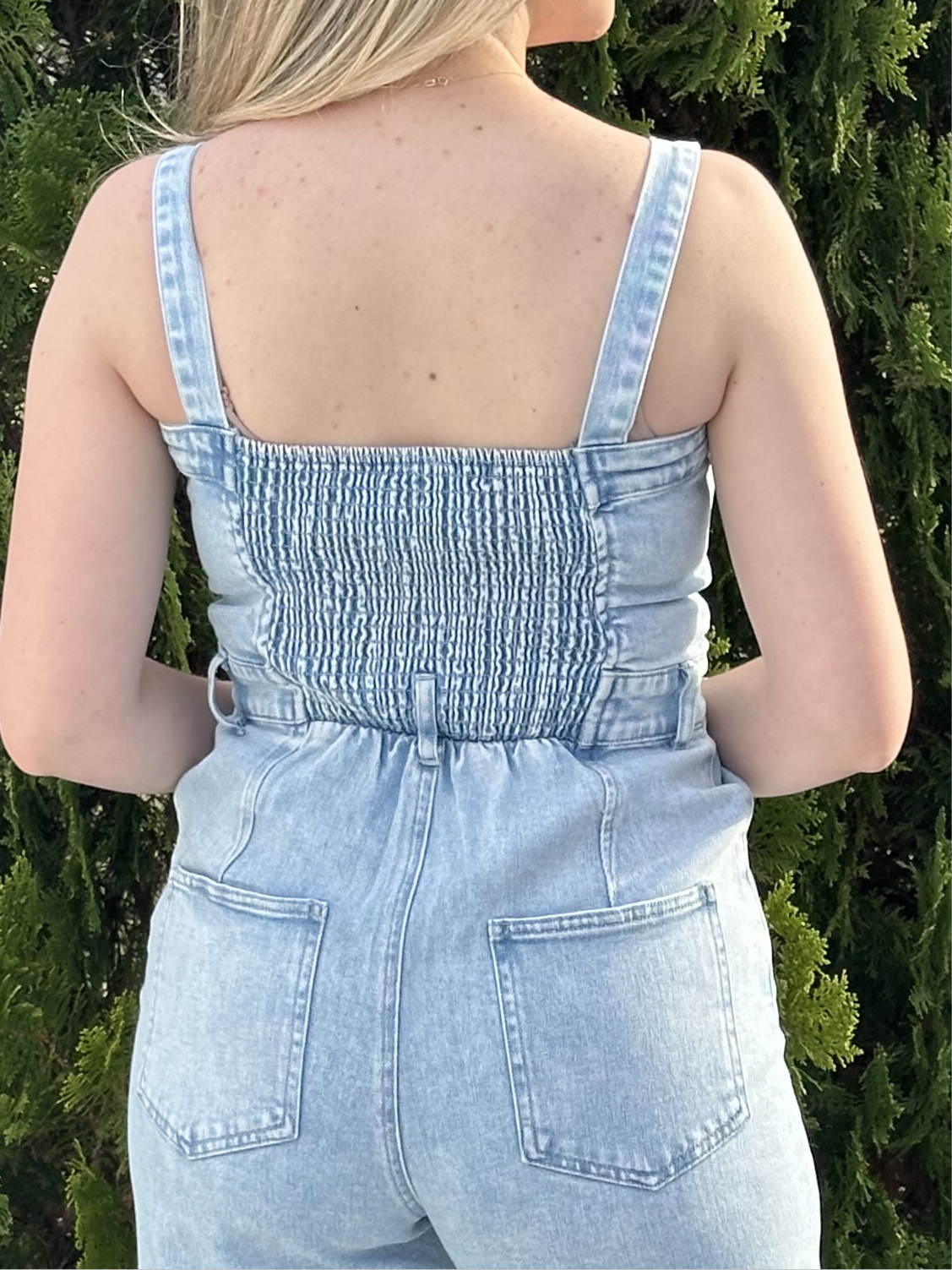 Denim jumpsuit