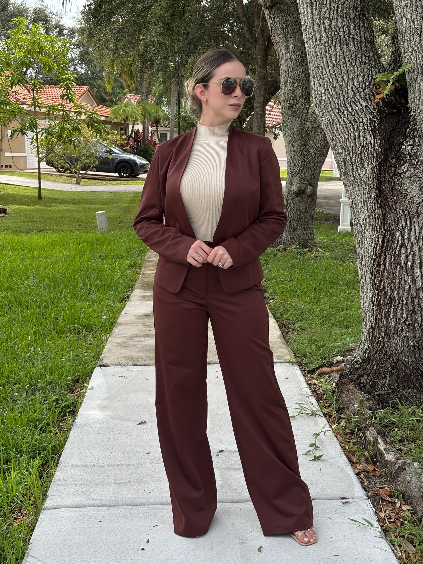OVI Chocolate Blazer