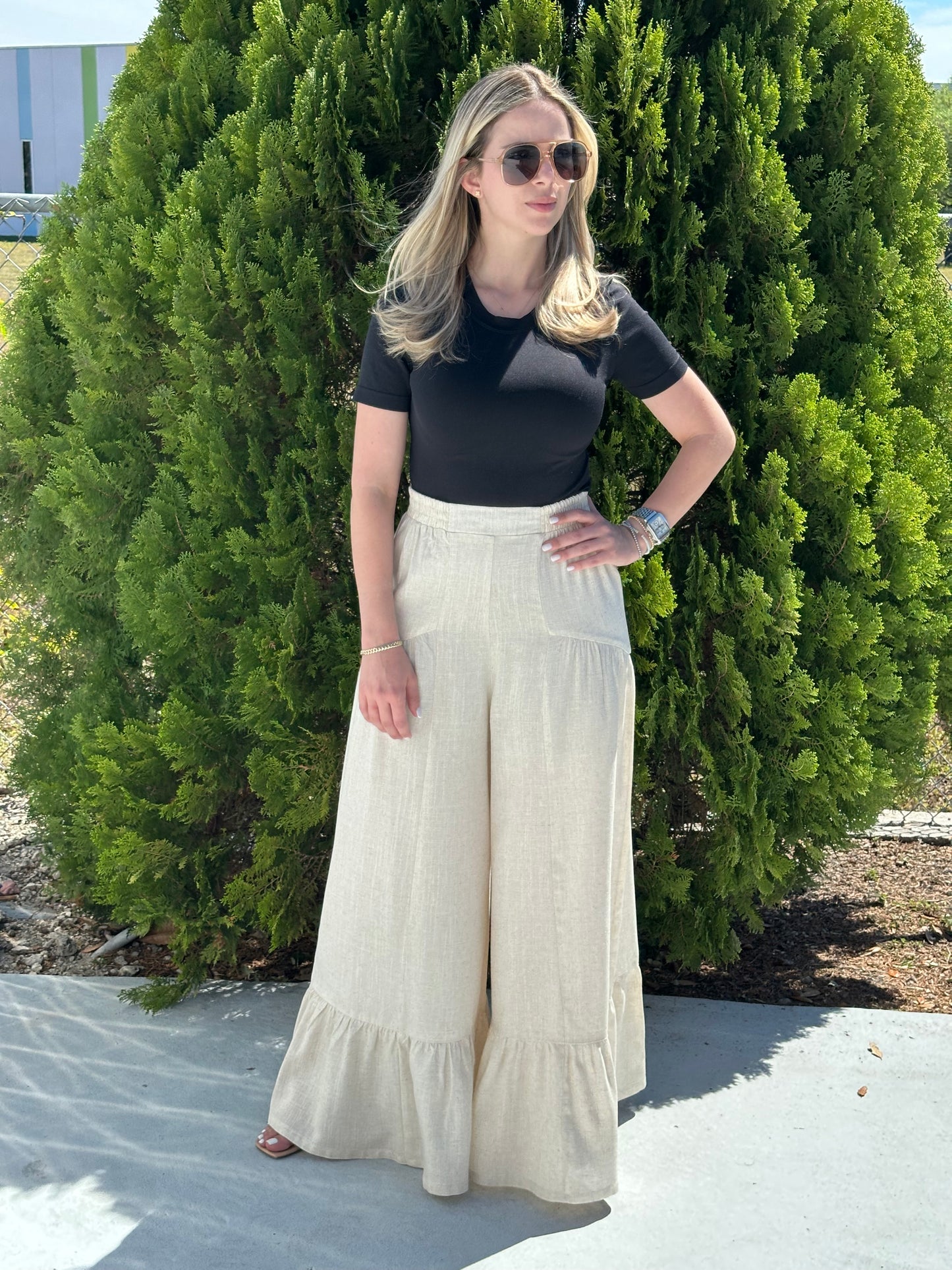 Linen palazzo