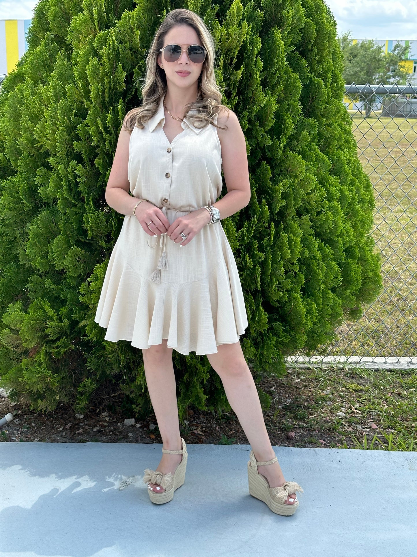 Annie linen dress