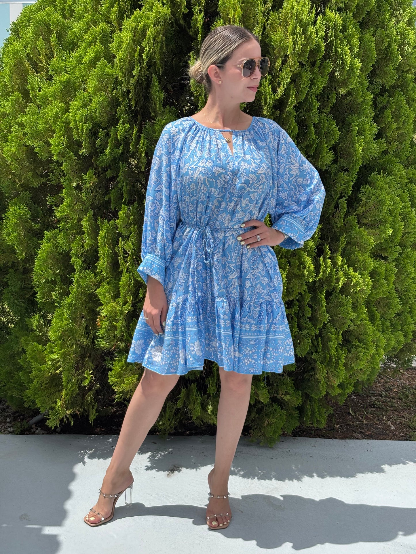 Blue Bloom dress