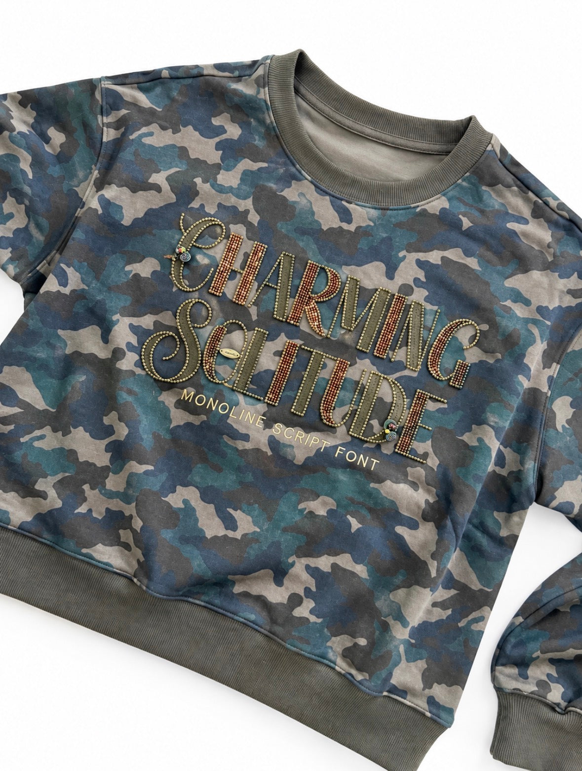 Camo sweater