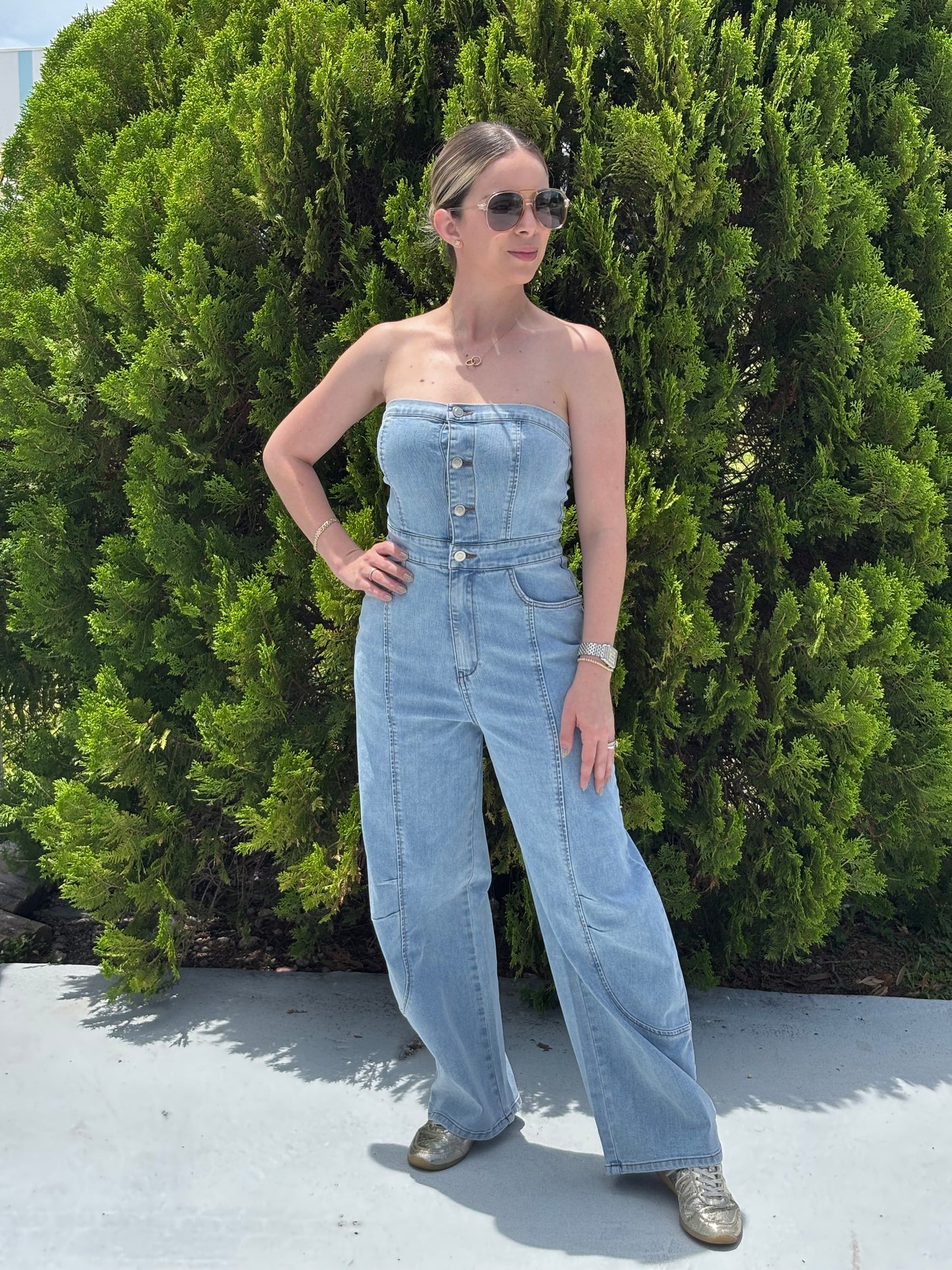 Denim jumpsuit