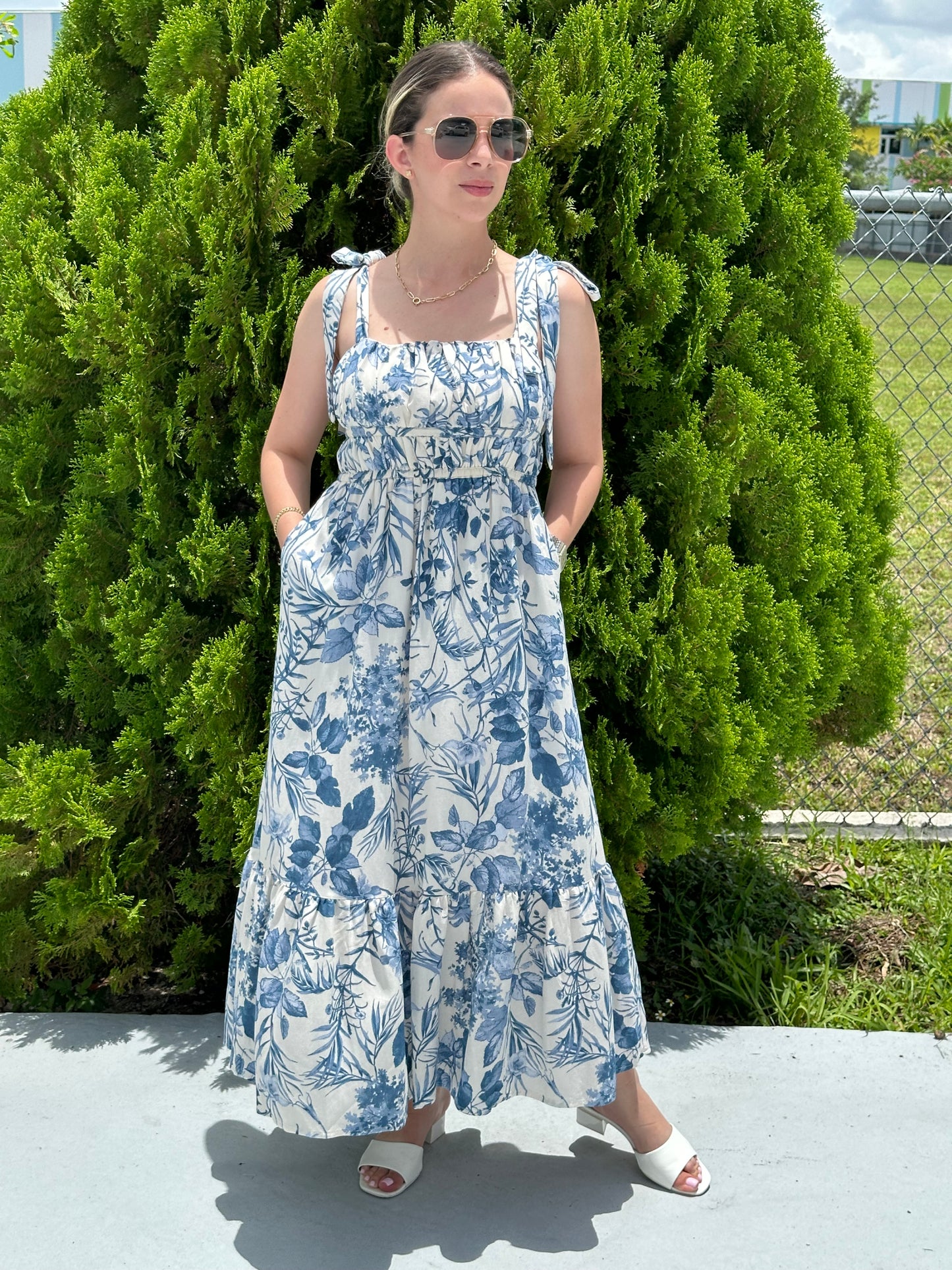 Blue dress