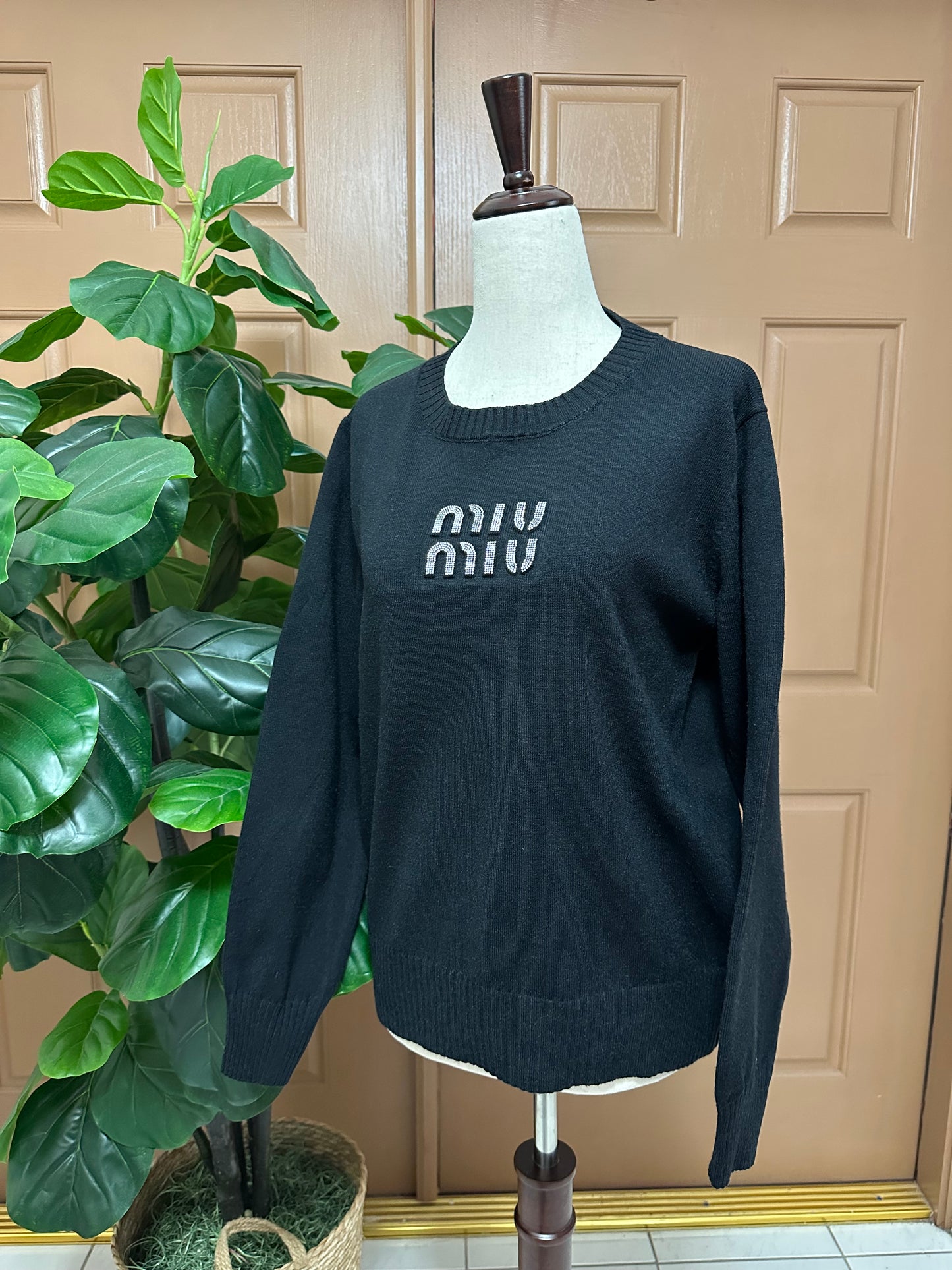 Miu Miu black sweater