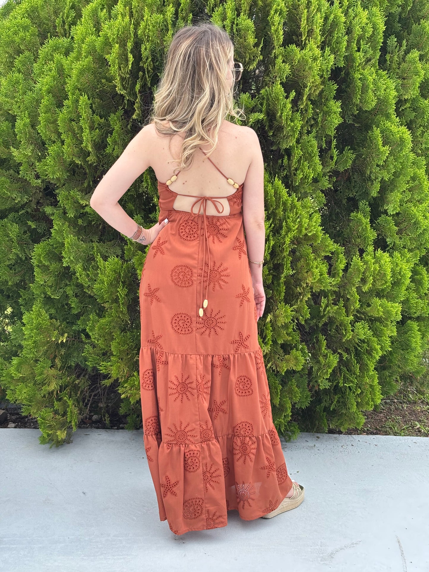 Eva sea maxi dress