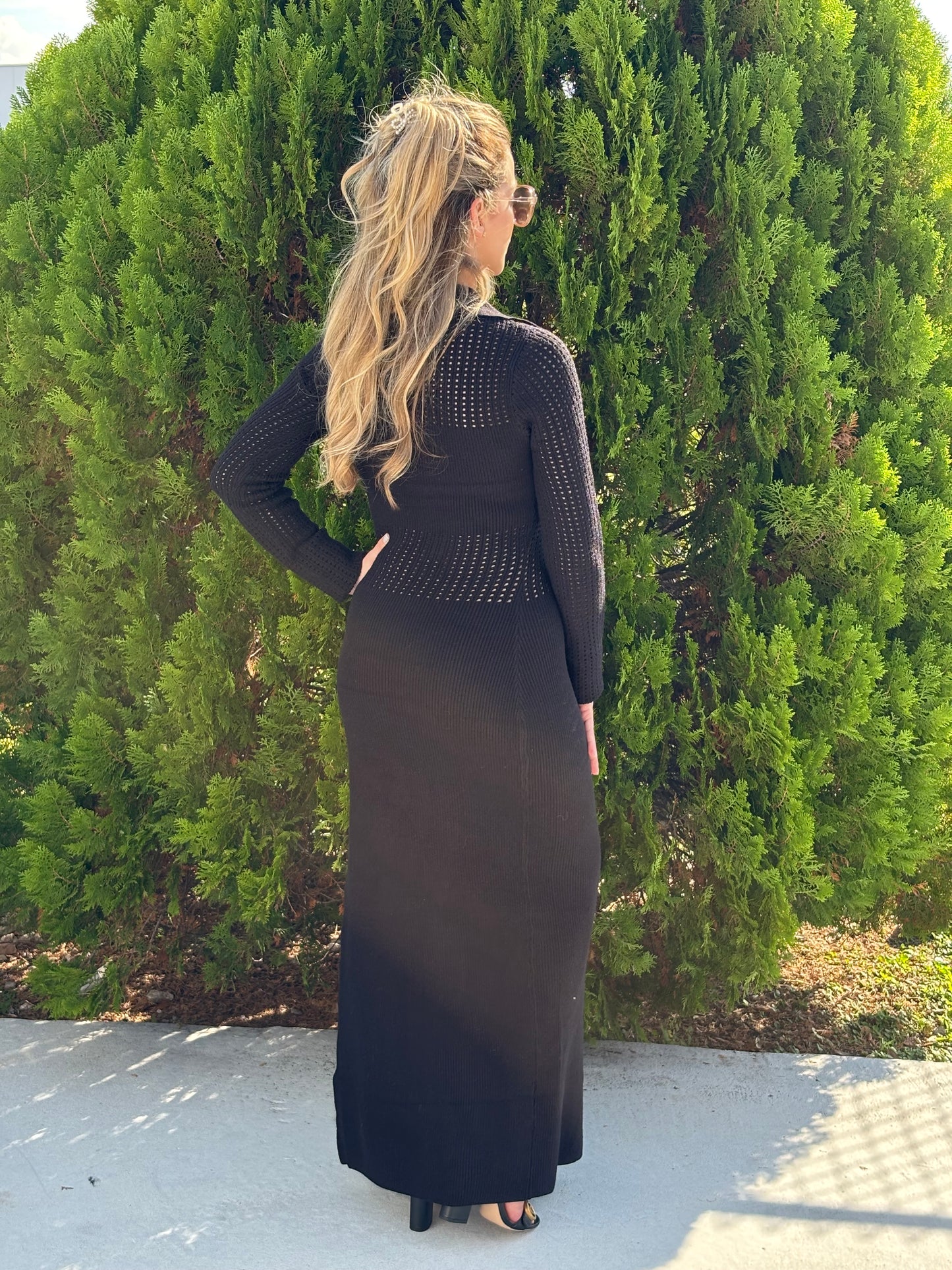 Julia crochet maxi dress