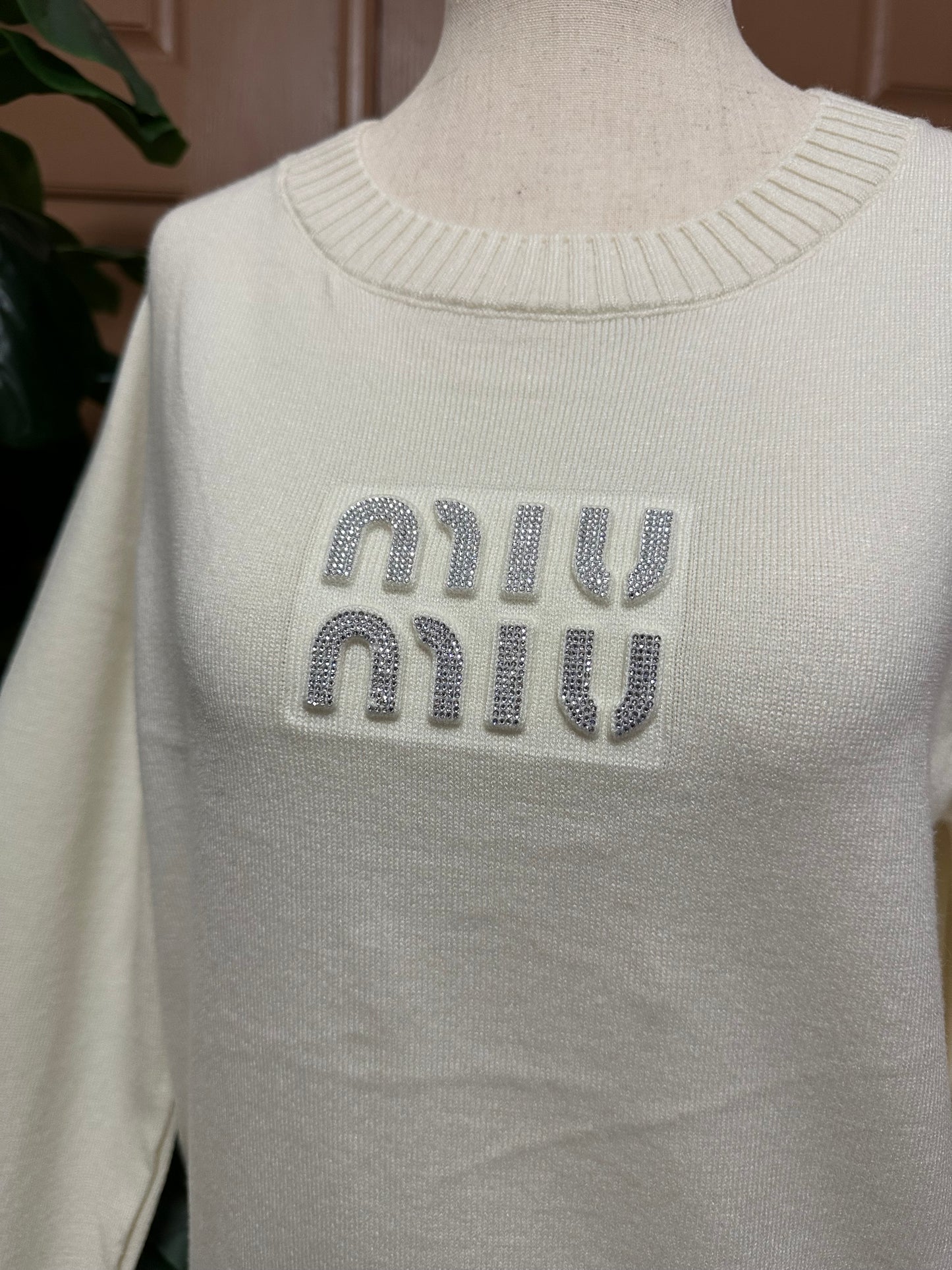Miu Miu beige sweater