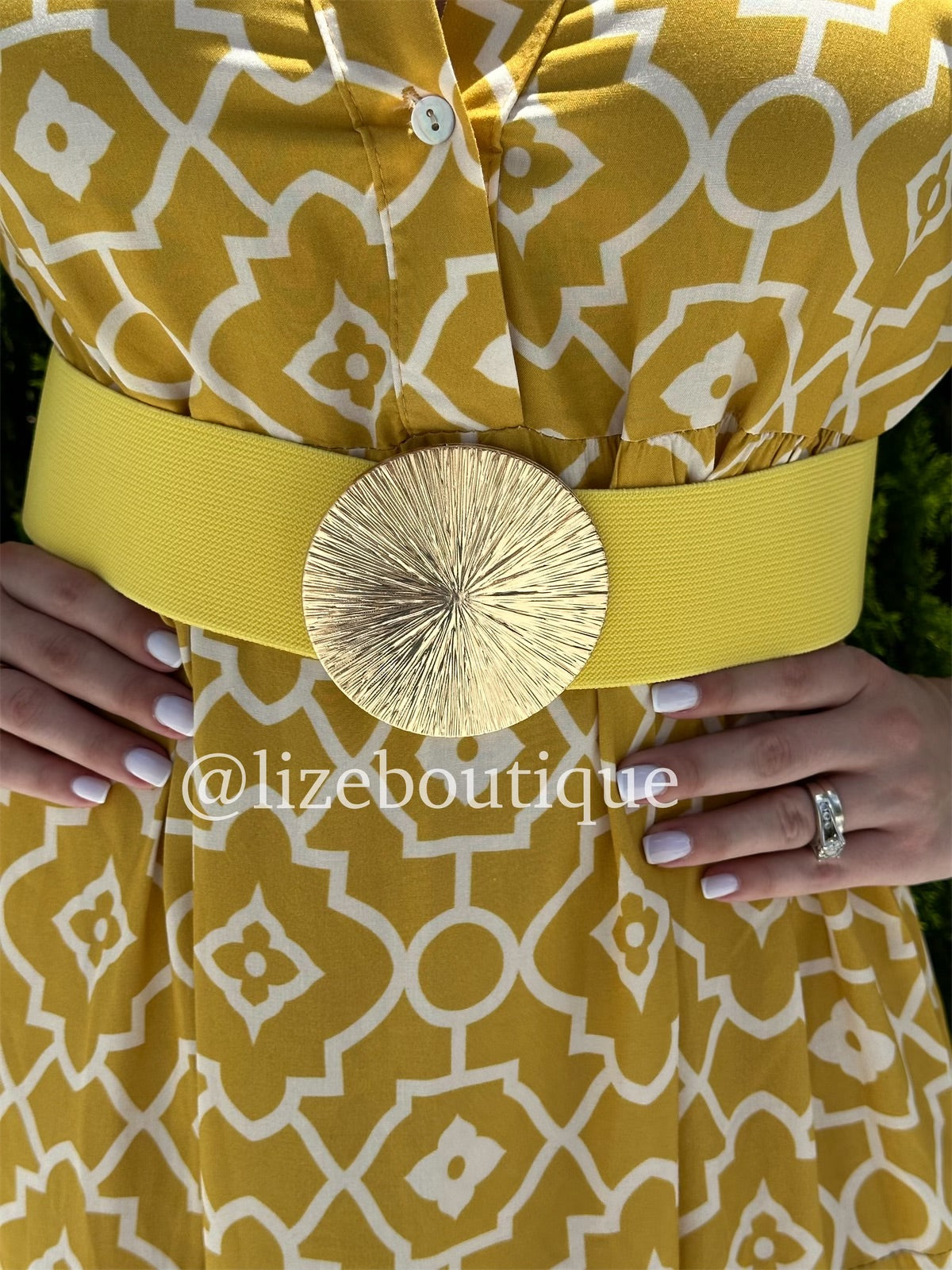 Golden medal belt