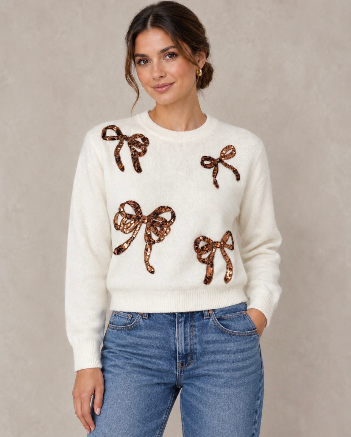 Amelie bow sweater