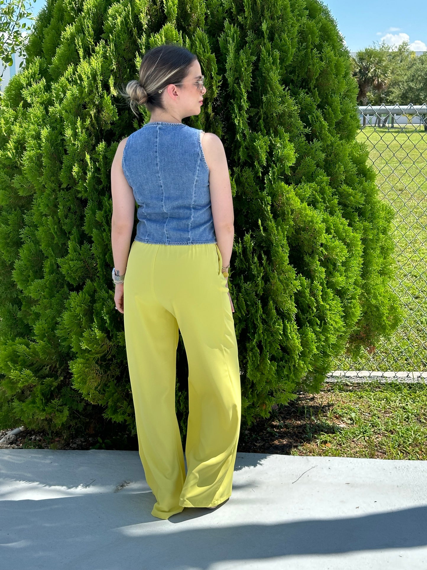 Lime pants