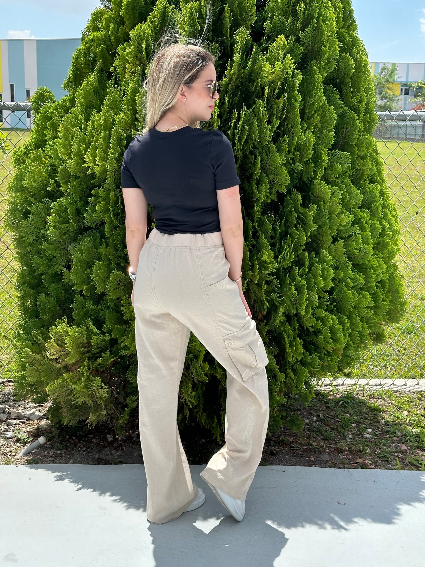 Linen Cargo pants