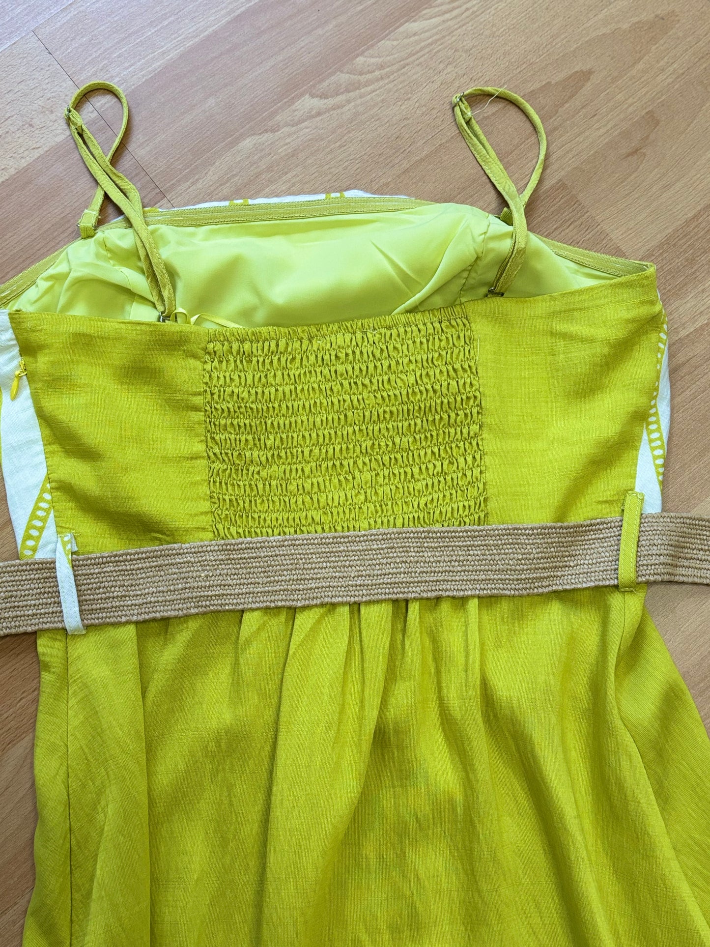 Green sea maxi dress