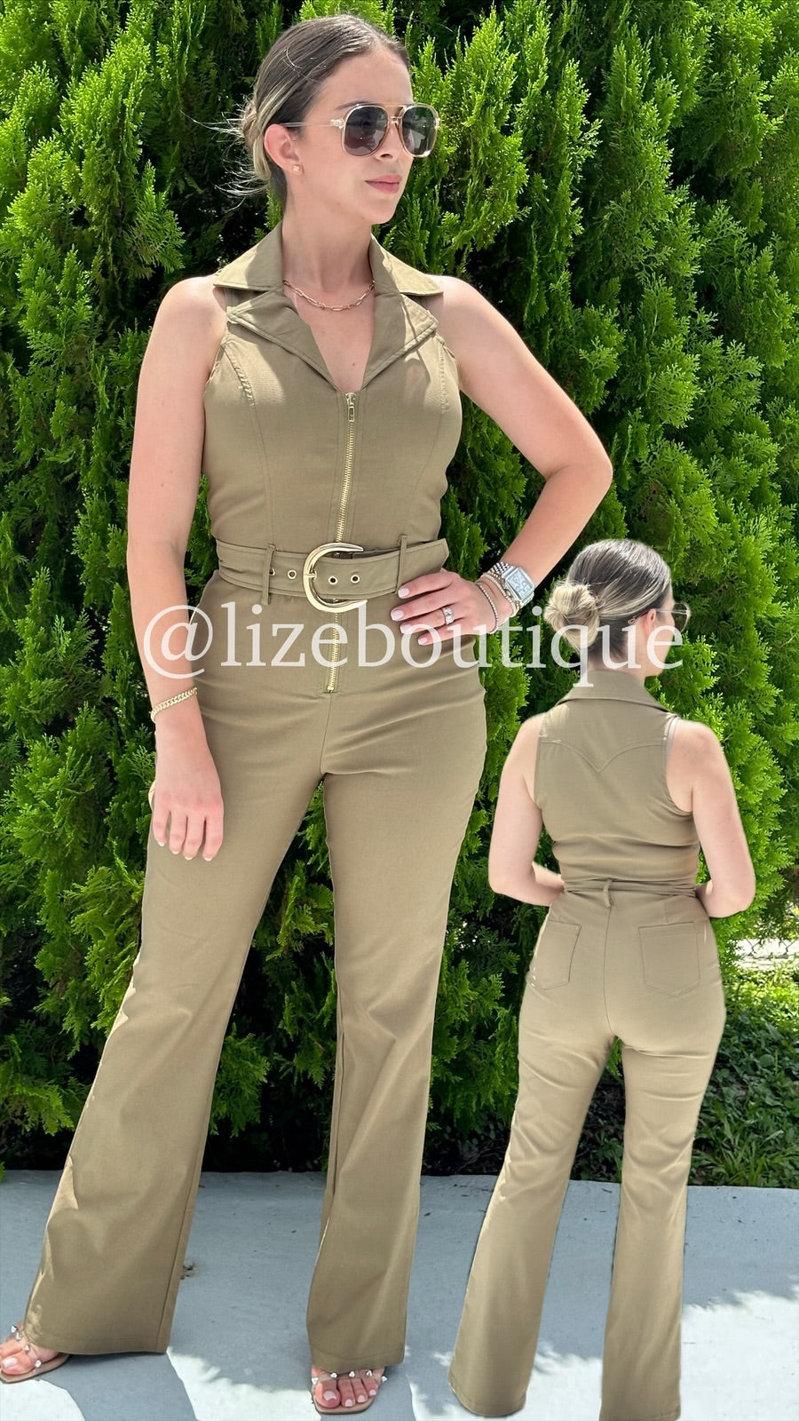 Eva Jumpsuit olive