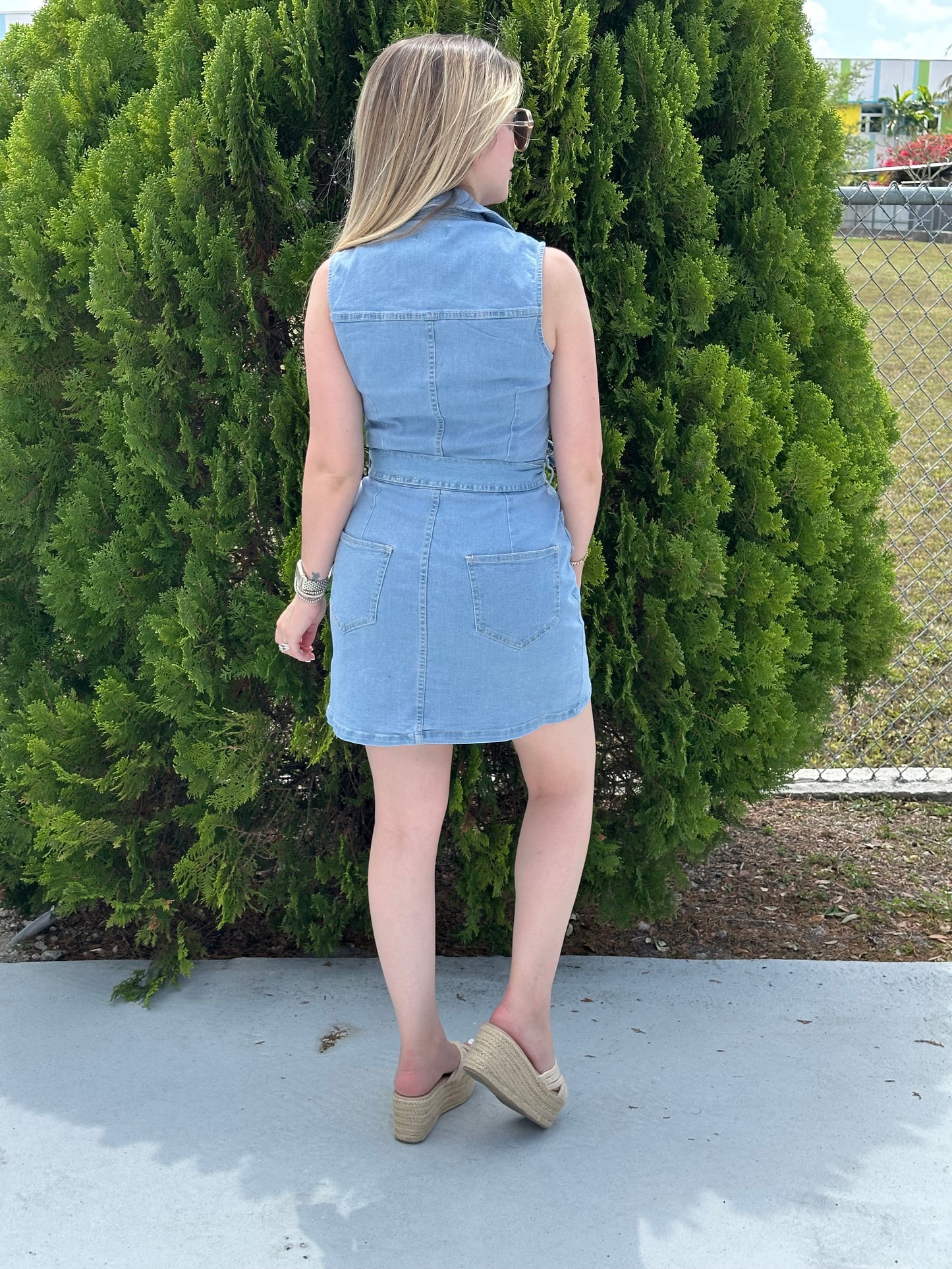 Denim dress
