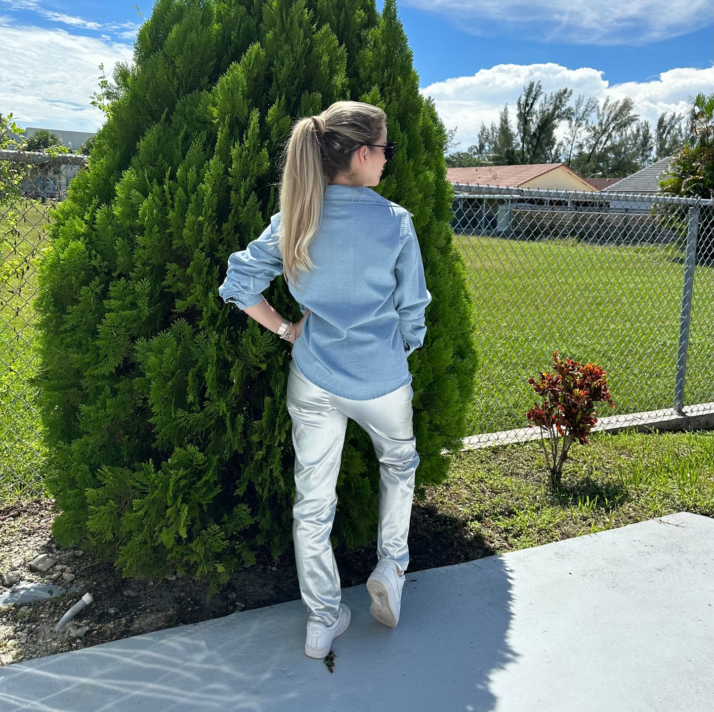 Denim shirt