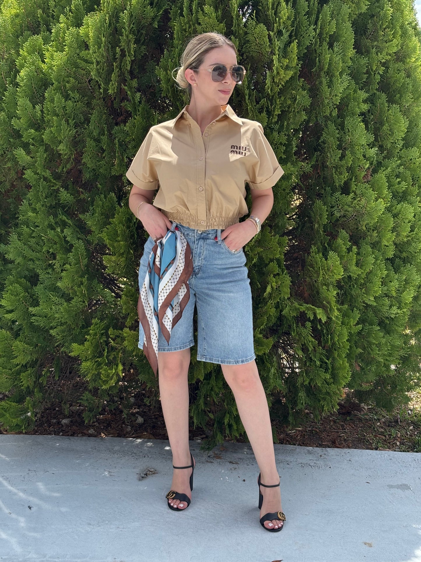 Denim Bermuda