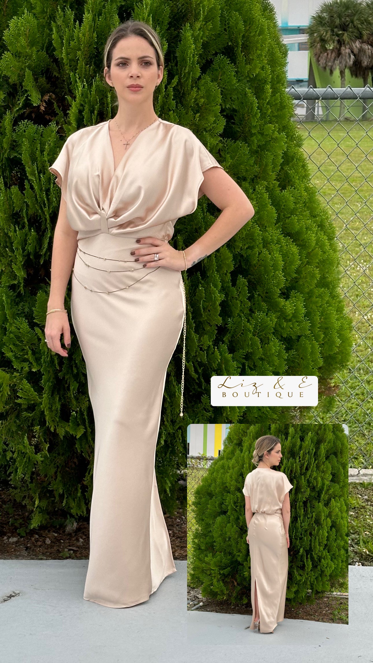 Champagne Toast dress