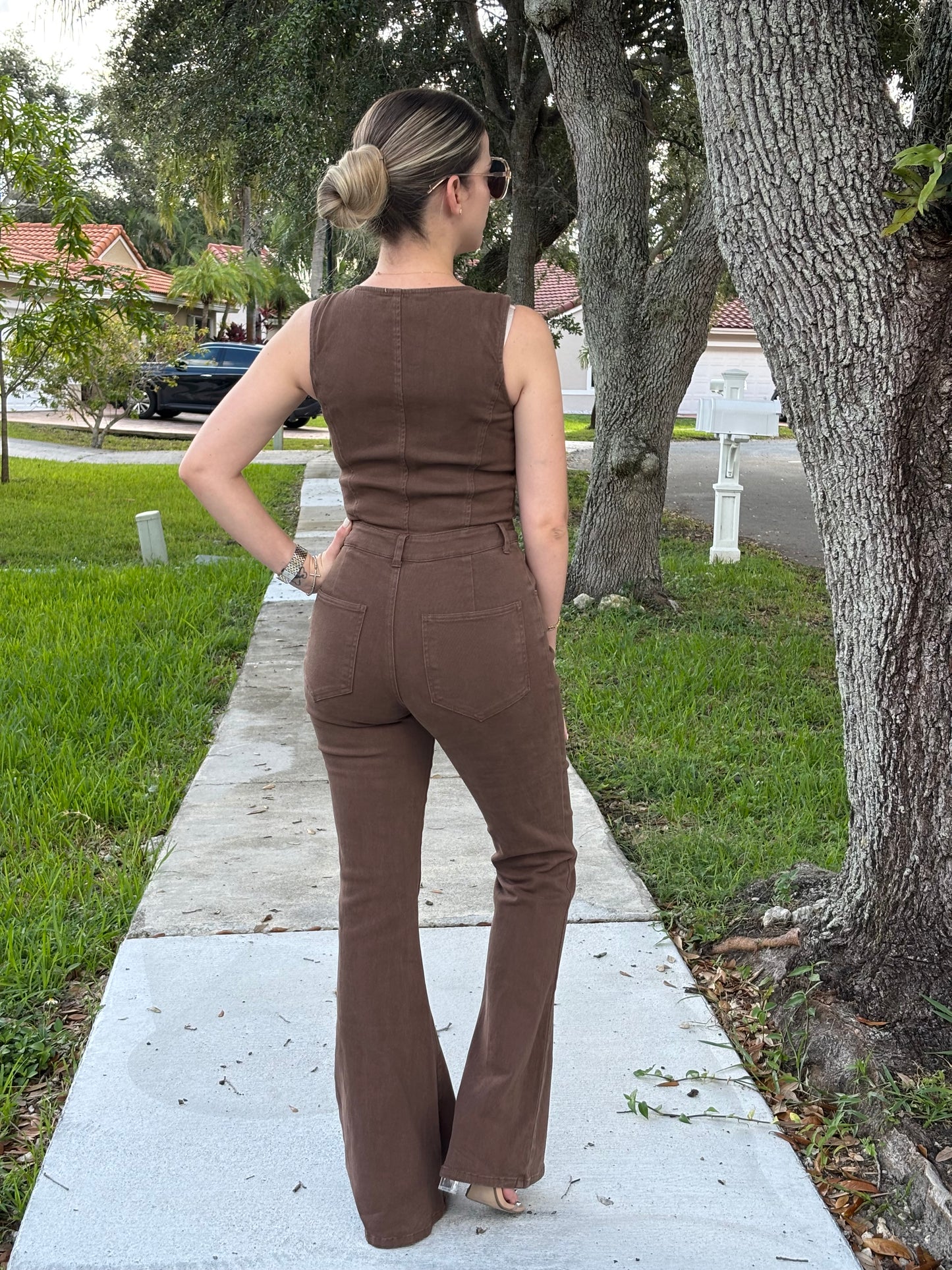 Chocolate Jumpsuit