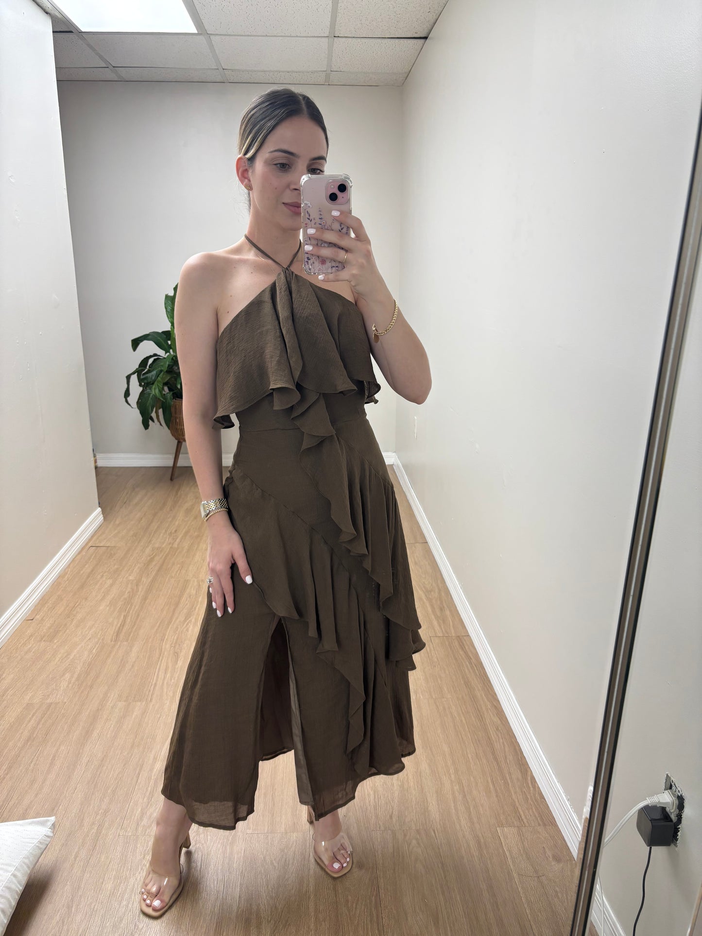 Jenine chocolate dress