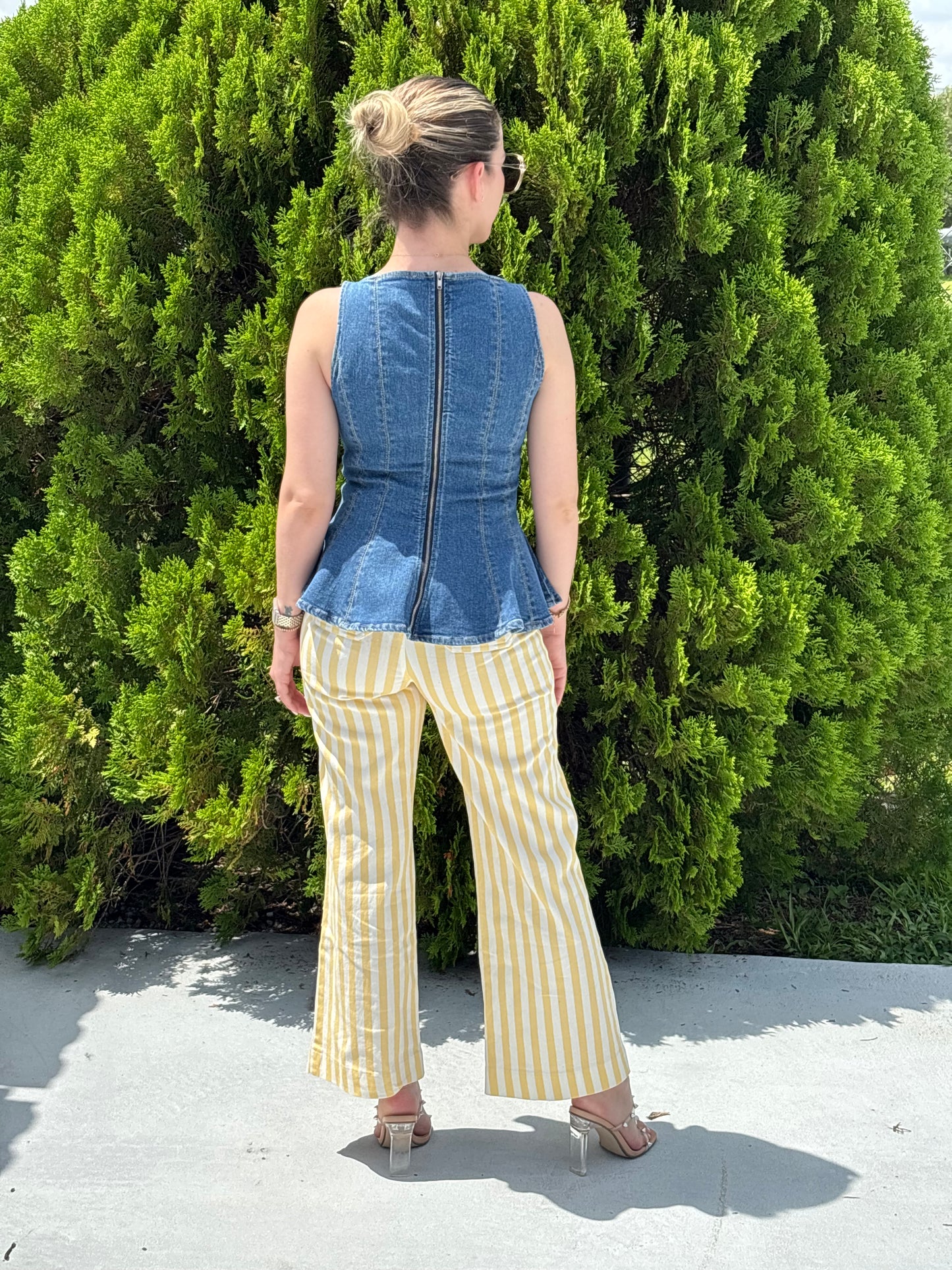 Yellow stripes Jean