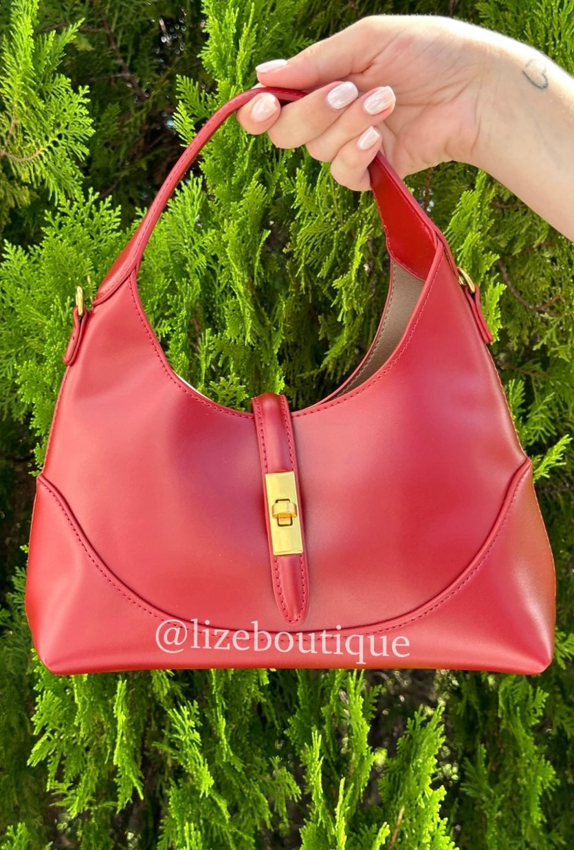 Kira passion red shoulder bag