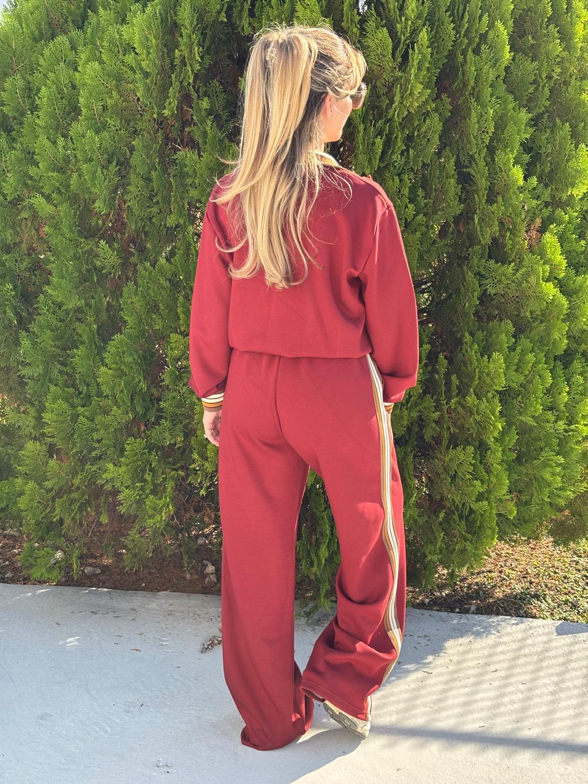 Conjunto Loe Burgundy