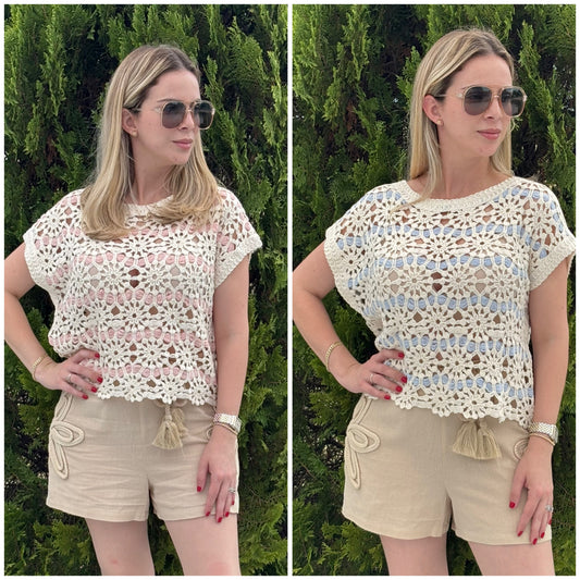 Lenny crochet top