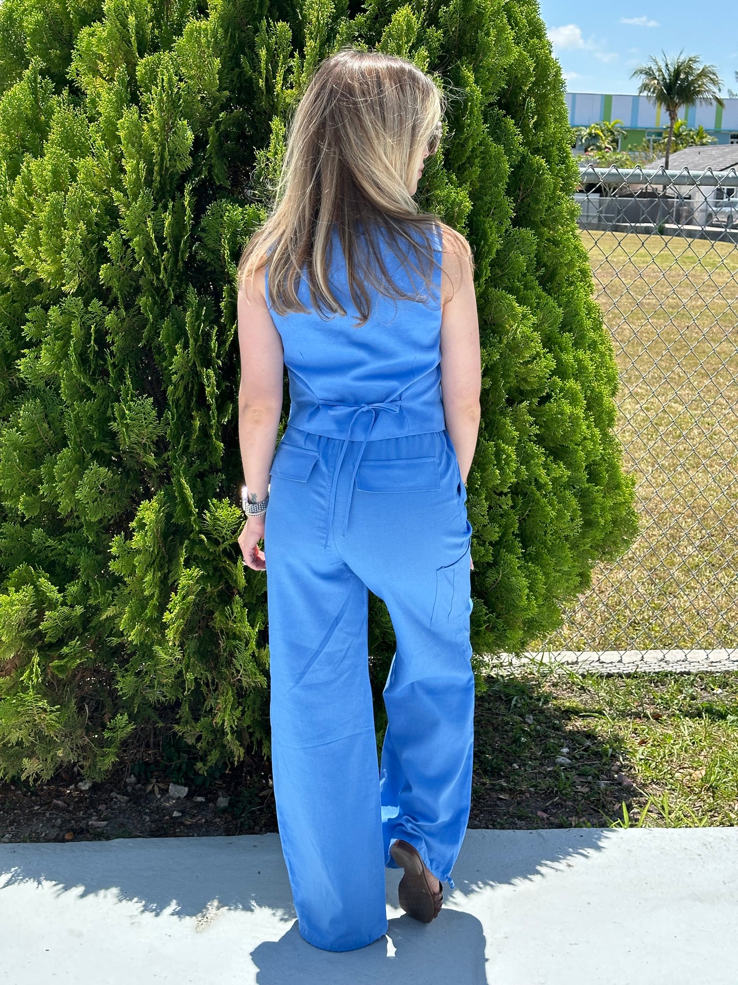 Amanda in blue