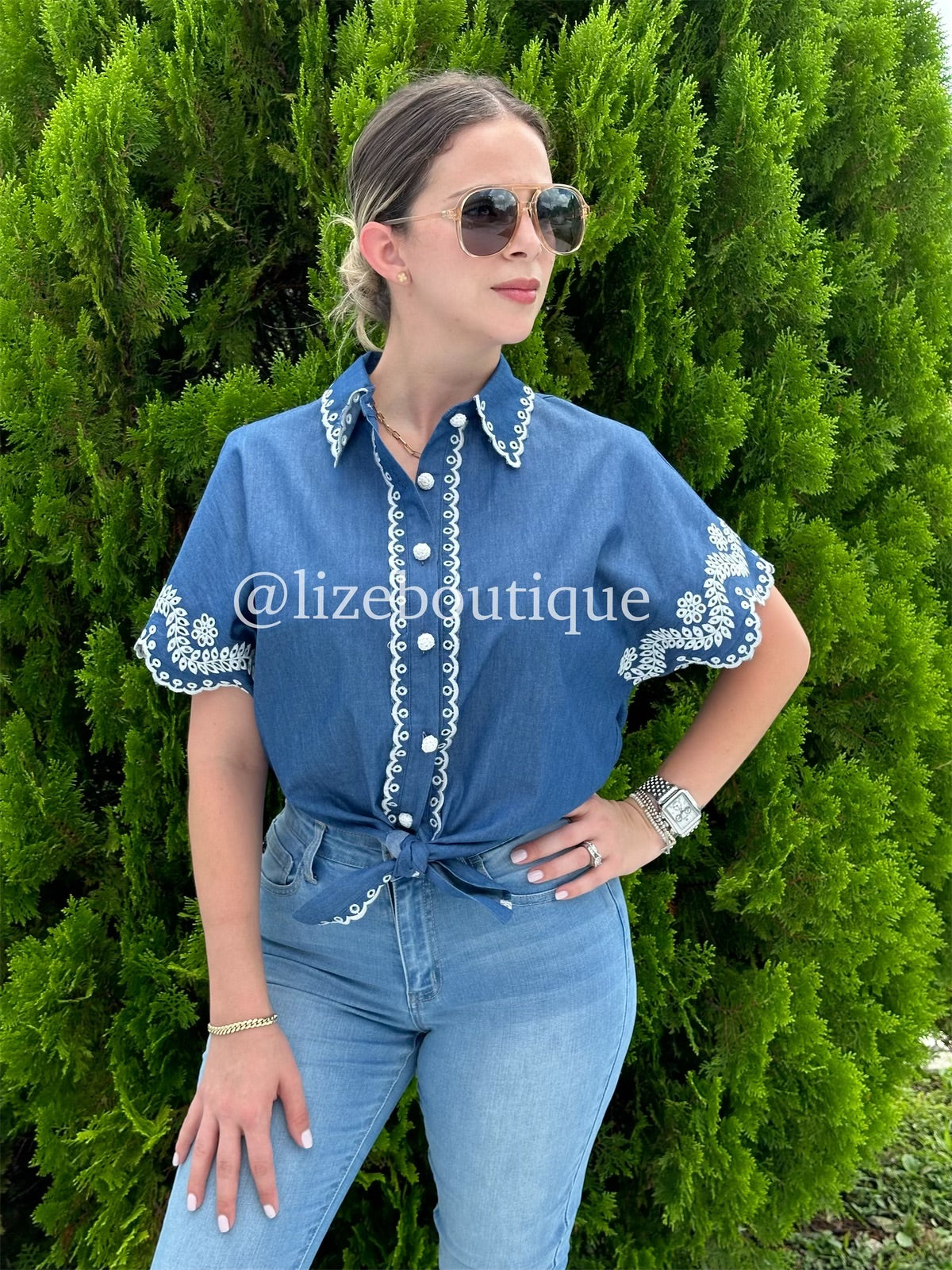 Denim shirt
