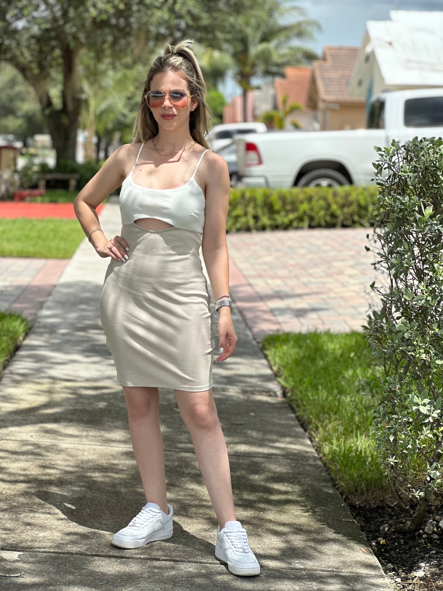 Fore mini dress