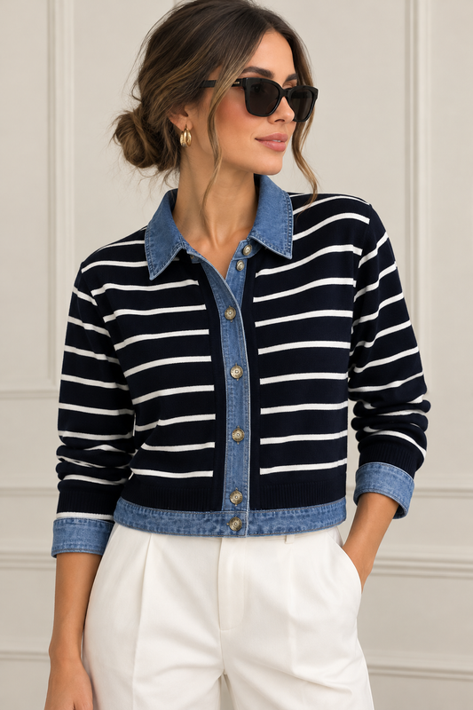 Grace stripes cardigan