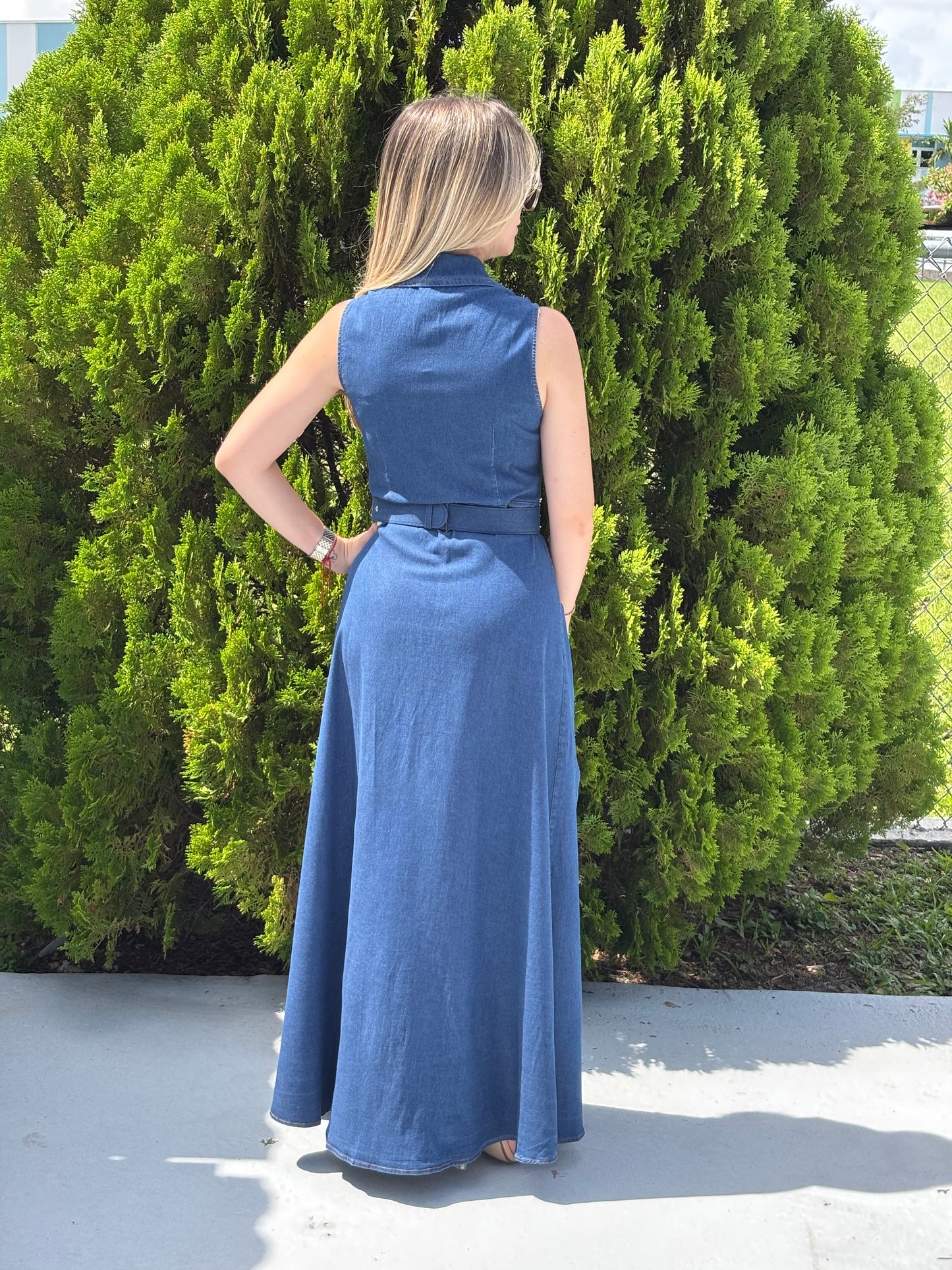 Vestido “Alexa” - Denim Elegante