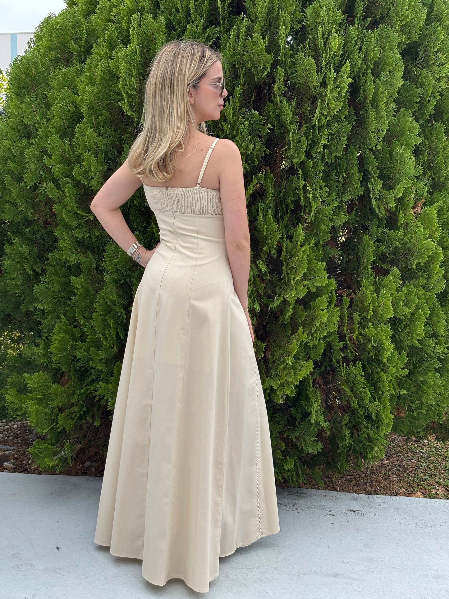 Emily linen maxi dress