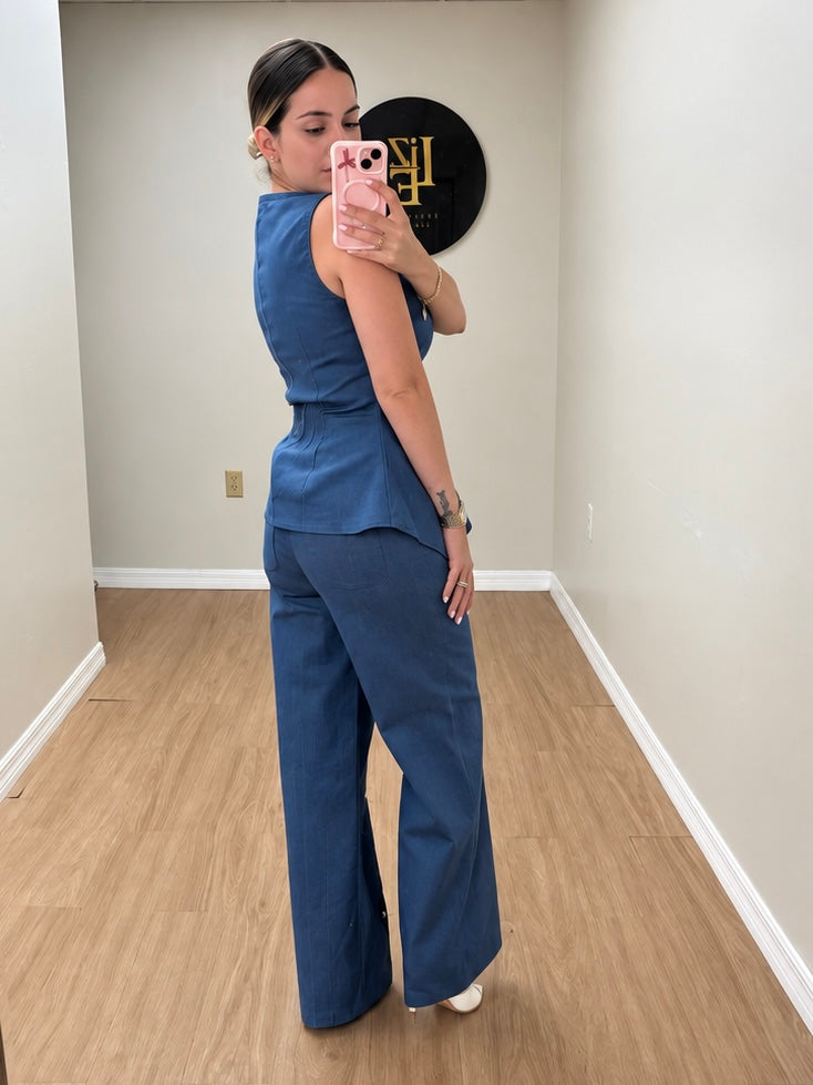 Raquel blue set