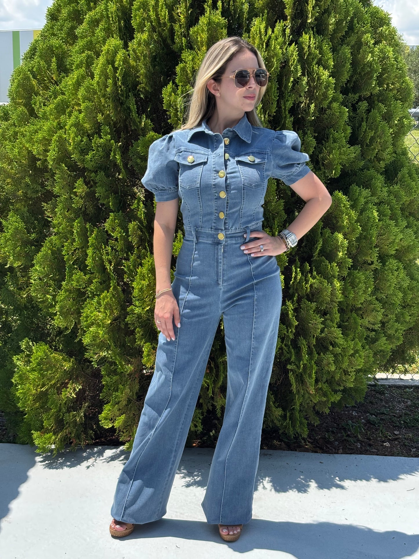 Valentine denim Jumpsuit
