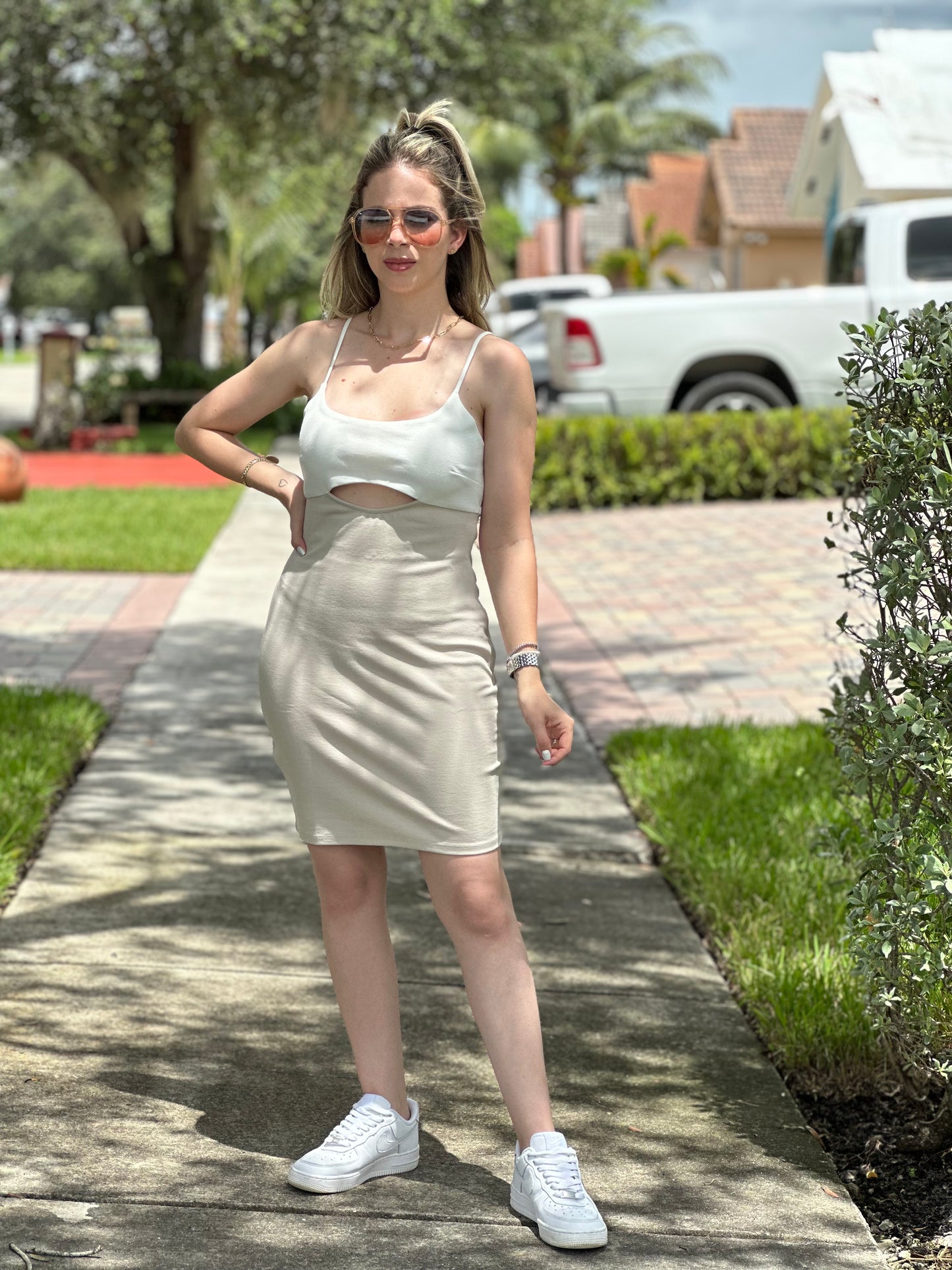 Fore mini dress