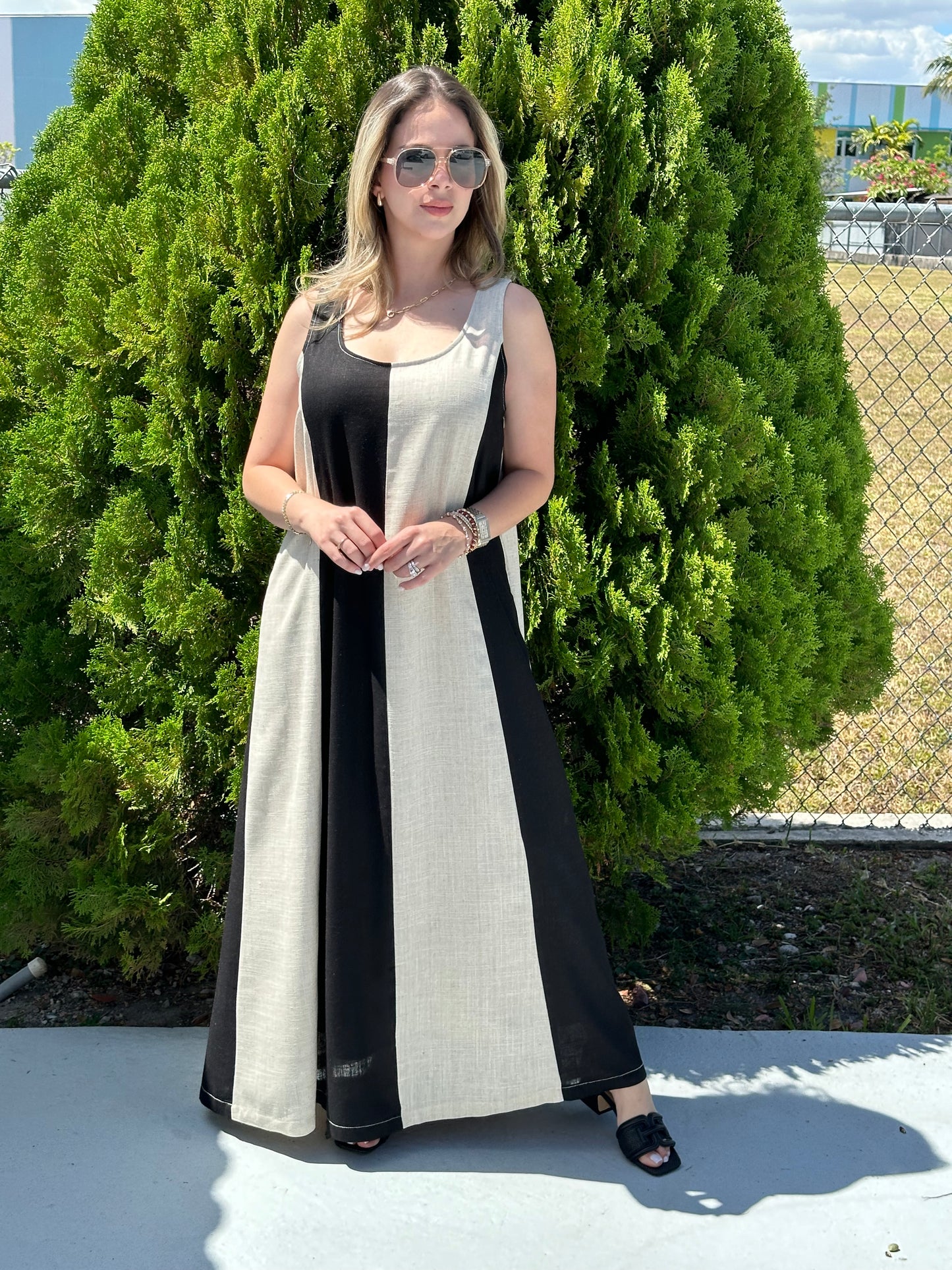 Wide Stripes dress