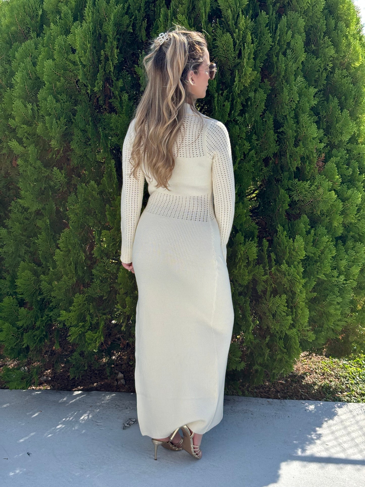 Julia crochet maxi dress