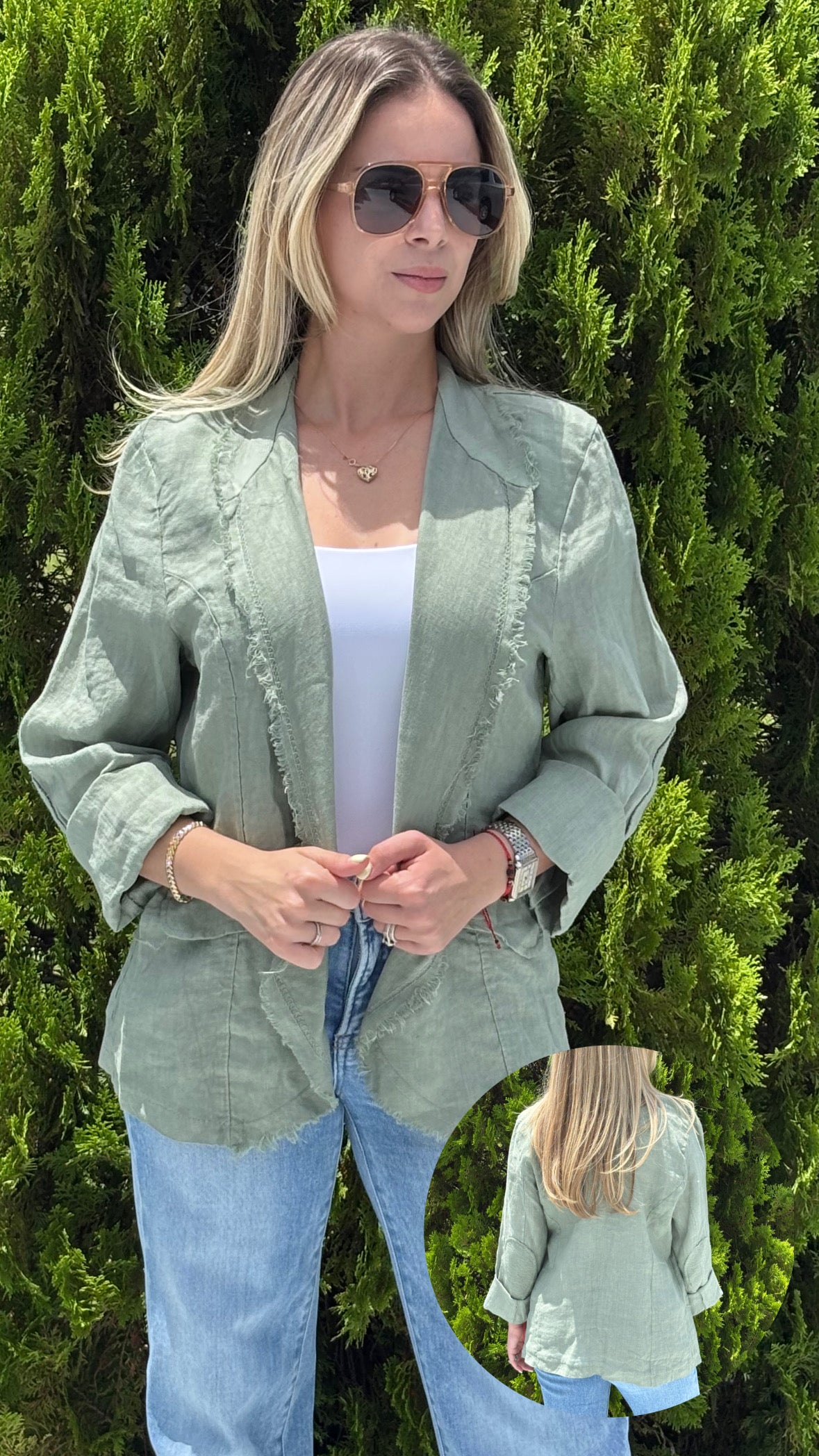 Chaquetas de lino