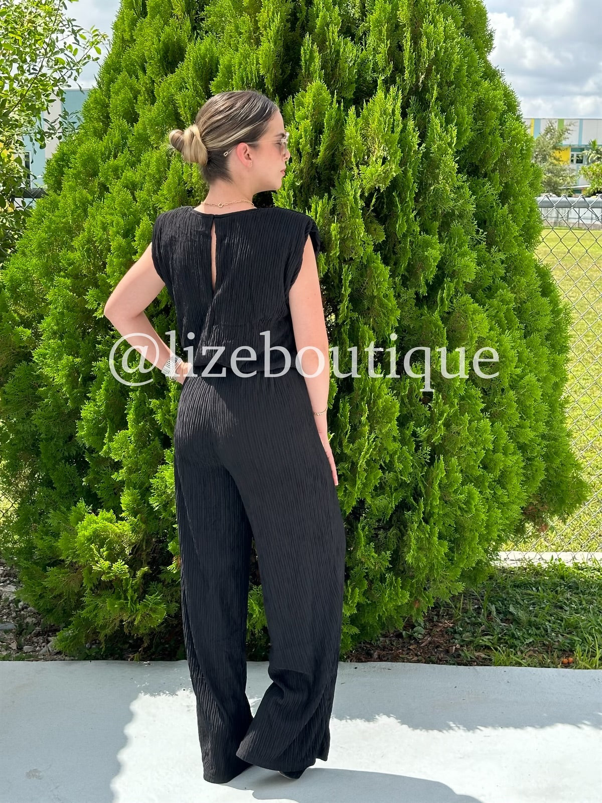 Black jumpsuit
