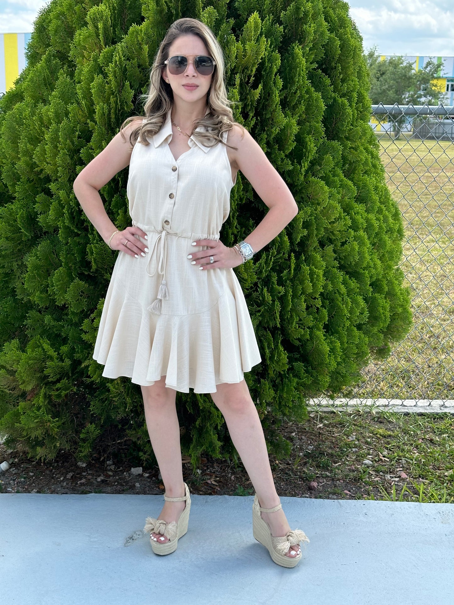 Annie linen dress