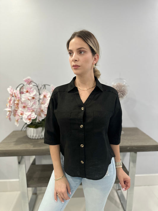 A&A linen black