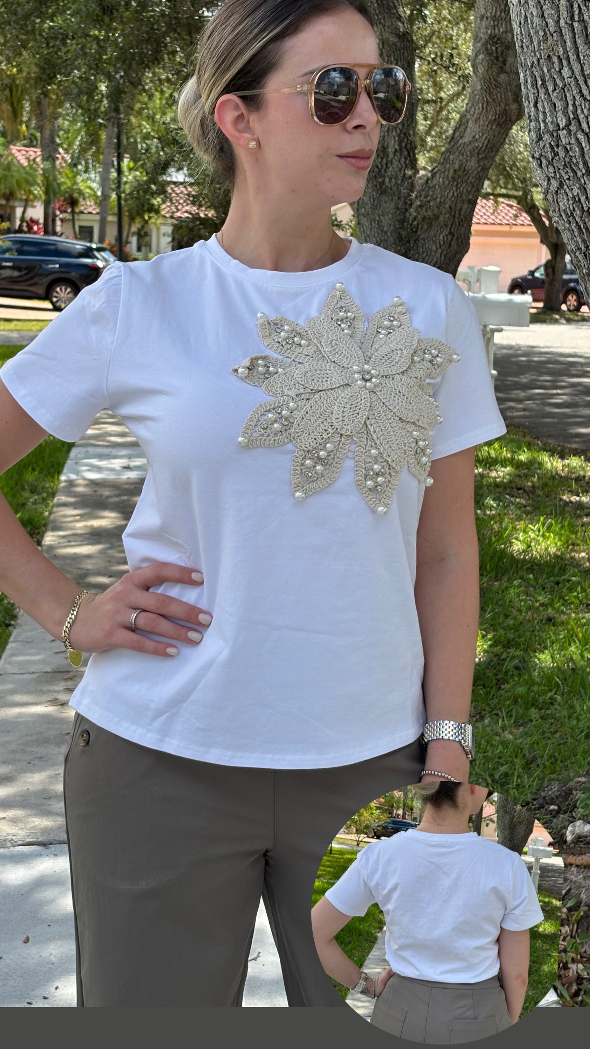 Pastel embroidery shirt
