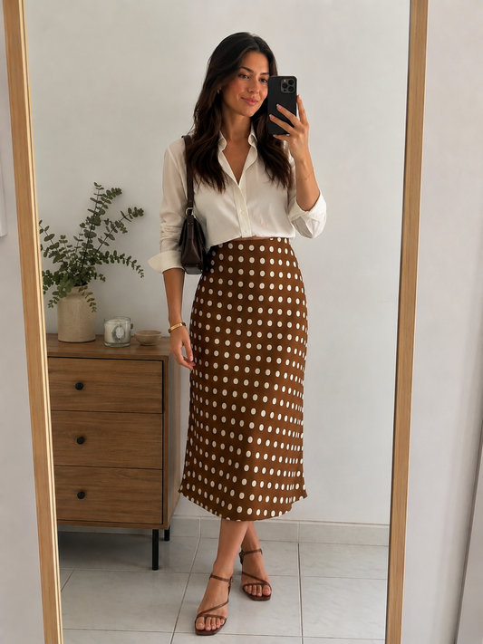 Polka dots skirt