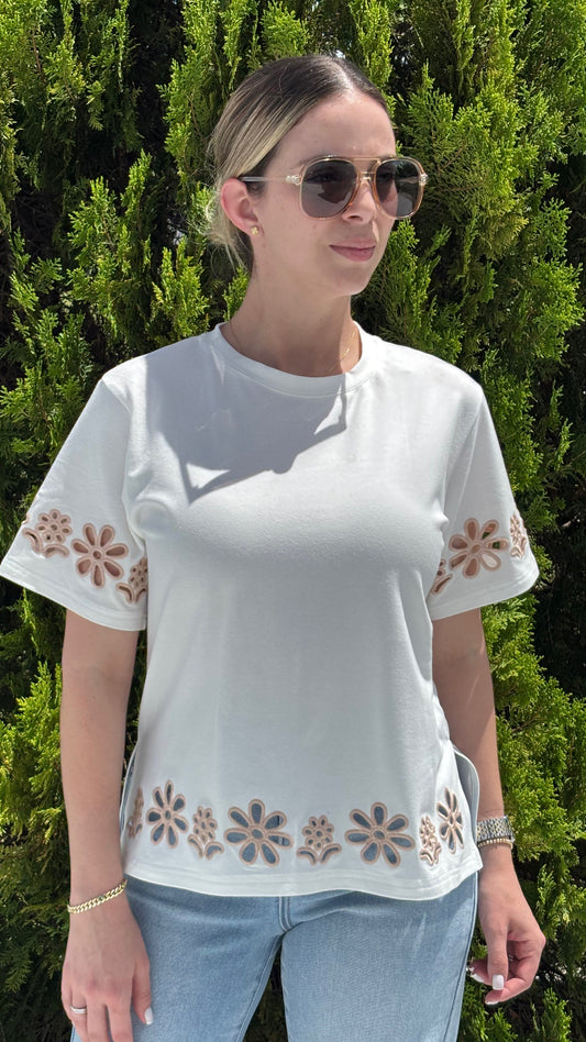 Alina top white