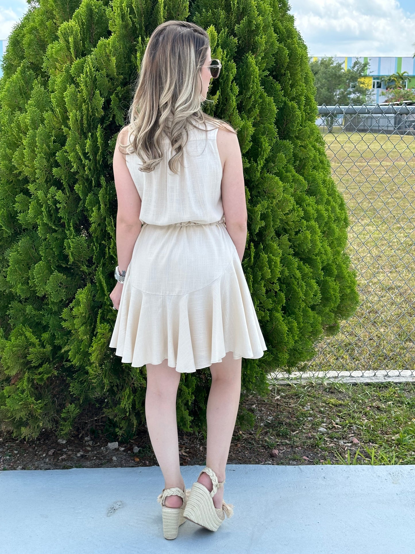 Annie linen dress