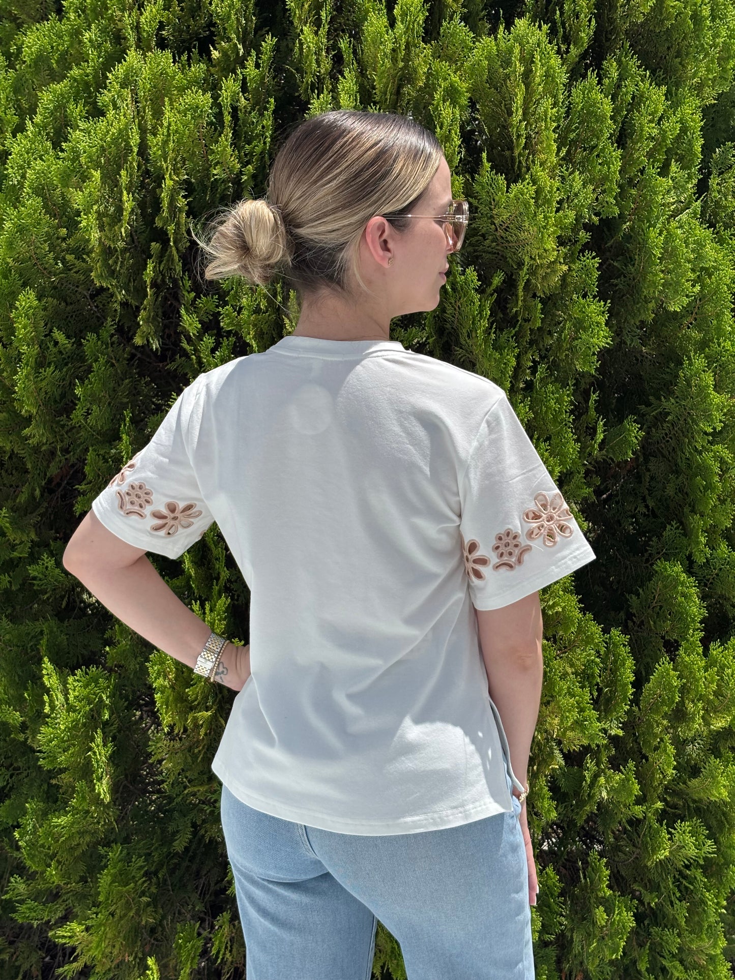 Alina top white