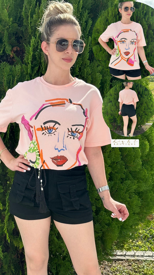 Pastel in pink