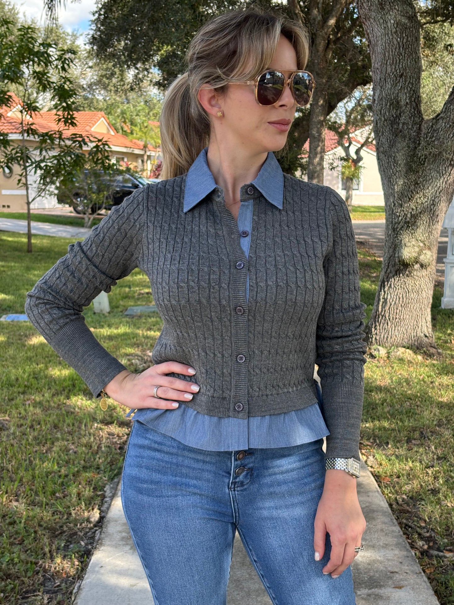 Long sleeve cardigan